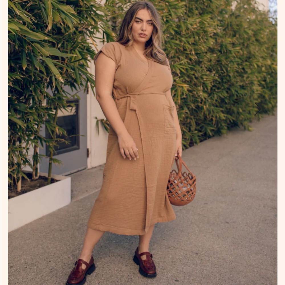Aydin housedress mustard medium